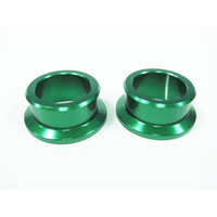 Psychic Rear Wheel Spacer Kit for Kawasaki KX250 2003-2016 Green