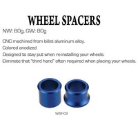 Accel Blue Front Wheel Spacer Kit for Yamaha YZ125 2002-2007
