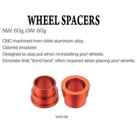 Accel Orange Front Wheel Spacer Kit for Husqvarna FE250 2014-2015