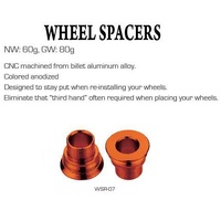 Accel Orange Rear Wheel Spacer Kit for Husqvarna FC350 2014-2015