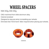 Accel Orange Rear Wheel Spacer Kit for KTM SXF450 2013-2022