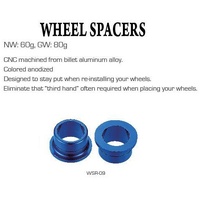 Accel Blue Rear Wheel Spacer Kit for Yamaha YZF450 2009-2024