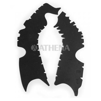 Athena Black Frame Pads for Honda CRF450 R 2019-2020