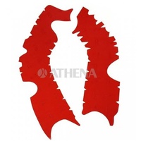 Athena Red Frame Pads 98.M7352R