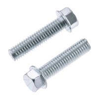 Bolt Hex Flange Bolts 6x25mm (Pack of 10)