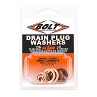 Bolt 58 Pack Drain Plug Washer Pack for KTM 350 EXCF 2011-2019