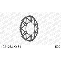 AFAM Off Road Rear Sprocket 51T for Honda CRF 450 R 2009-2025