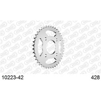 AFAM Steel Rear Sprocket 42T for Daelim VJF 125 Fi Roadsport 2008-2016