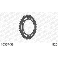AFAM Steel Rear Sprocket 38T for Honda CB 300 FA ABS 2015-2019
