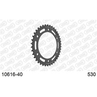 AFAM Steel Rear Sprocket 40T for Honda CBR 1000 RR Fireblade 2004-2016