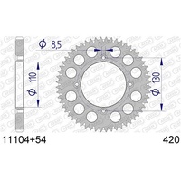 AFAM Racing Aluminium Rear Sprocket 54T for Honda CR 85 R 2006-2007
