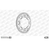 AFAM Racing Alumunium Rear Sprocket 50T AF11111+50
