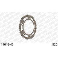 AFAM Racing Alloy Rear Sprocket 43T for Honda CBR 1000 RR Fireblade 2004-2005