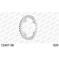 AFAM Steel Rear Sprocket 38T for Yamaha YFZ 450 R SE 2021-2024