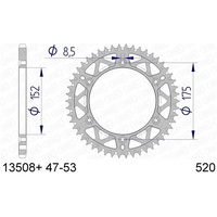 AFAM Racing Aluminium Rear Sprocket 50T for Yamaha YZ 400 F 1998