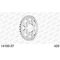 AFAM Steel Rear Sprocket 37T for Kawasaki KLX 110 2002-2020