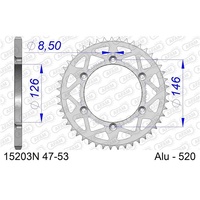 AFAM Racing Aluminium Rear Sprocket 49T for Suzuki RMX 250 1989-2002