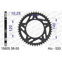 AFAM Racing Aluminium Rear Sprocket 38T for Suzuki GSX-R 750 2000-2010