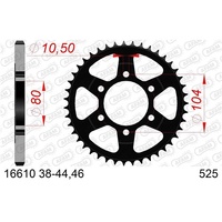 AFAM Steel Rear Sprocket 40T for Kawasaki Versys 1000 2012-2024