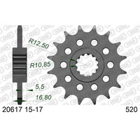 AFAM Racing Front Sprocket 17T for Honda NC 700 SA ABS 2012-2013