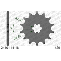 AFAM Front Sprocket 15T Racing AF2410115