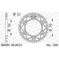 AFAM Racing Alumunium Rear Sprocket 48T AF36400+48