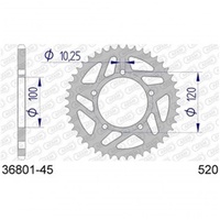 AFAM Racing Aluminium Rear Sprocket 45T for Aprilia RSV 1000 R Factory 2004-2008