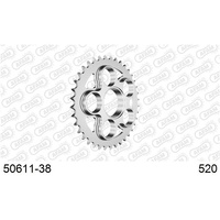 AFAM Steel Rear Sprocket 38T for Ducati 748 R 2000-2002 AF5061138