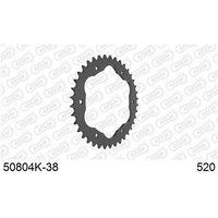 AFAM Rear Sprocket 38T Steel AF5080438