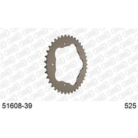 AFAM Racing Alloy Rear Sprocket 39T Ducati 1100 S Hypermotard 2007-2009 5160839