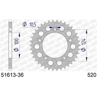 AFAM Rear Sprocket 36T Racing Aluminium AF5161336