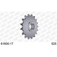 AFAM Racing Front Sprocket 17T for Aprilia RSV 1000 R Tuono Factory 2006-2010