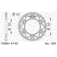 AFAM Black Racing Aluminium Rear Sprocket 50T for Gas Gas MC 250 F 2021-2025