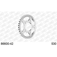 AFAM Rear Sprocket 42T Steel AF8660042