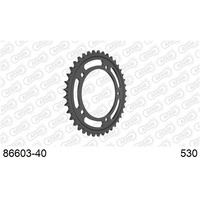 AFAM Rear Sprocket 40T Steel AF8660340