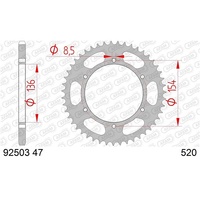 AFAM Steel Rear Sprocket 47T for BMW G 650 Xchallenge 2007-2009