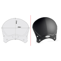 GIVI Alloy Windsceen for Triumph STREET TWIN 900 2016-2022 (100ALB)