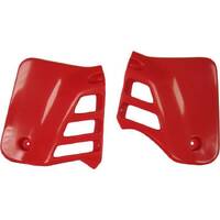 UFO Radiator Covers for Honda CR 125 1985-1988 (Red)