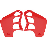 UFO Radiator Covers for Honda CR 125 1989-1990 (Red)