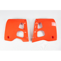 UFO Radiator Covers for Honda CR 125 1991-1992 (Orange CR90)
