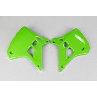 UFO Radiator Covers for Kawasaki KX 125 1990-1991 (Green)