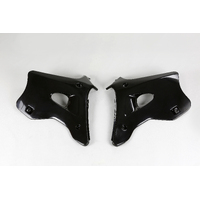 UFO Radiator Covers for Kawasaki KX 125 1994-1998 (Black)