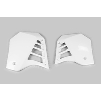 UFO Radiator Covers for Yamaha YZ 125 1987-1988 (White)