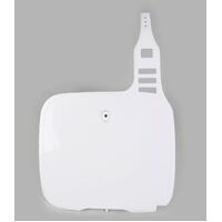 UFO Number Plate for Yamaha YZ 125 1987-1991 (White)