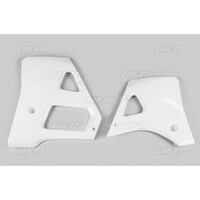 UFO Radiator Covers for Yamaha YZ 360 1989-1989 (White)