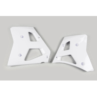 UFO Radiator Covers for Yamaha YZ 360 1990-1990 (White)