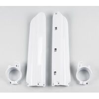UFO Fork Protectors for Yamaha YZ 250 1991-1995 (White)