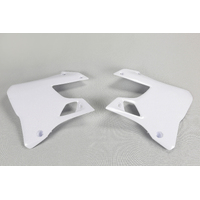 UFO Radiator Covers for Yamaha YZ 125 1996-2001 (White)