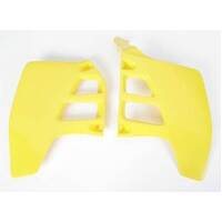 UFO Radiator Covers for Suzuki RM 125 1989-1991 (Yellow)