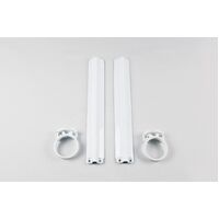 UFO Fork Protectors for Suzuki RM 250 1991-1991 (White)